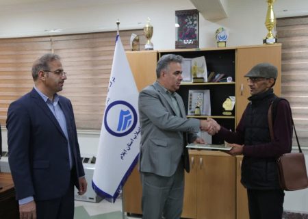 تقدیر مدیرعامل شرکت آب و فاضلاب استان ایلام از خبرنگار ایلامی در پی کسب مقام نخست “جشنواره ملی رسانه”