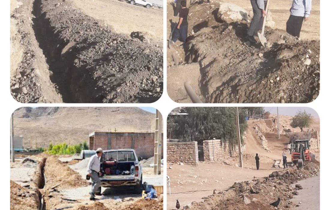 بهره مندی بیش از ۳۰۰۰ نفر از مشترکین هلیلانی از آب پایدار با اجرای ۷۴۰۰ متر اصلاح و توسعه شبکه توزیع