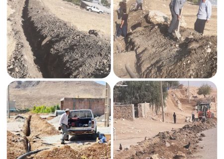 بهره مندی بیش از ۳۰۰۰ نفر از مشترکین هلیلانی از آب پایدار با اجرای ۷۴۰۰ متر اصلاح و توسعه شبکه توزیع