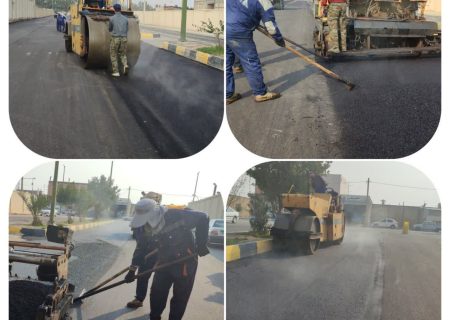 آغاز مرحله دوم نهضت زیرسازی و آسفالت معابر سطح شهر مهران