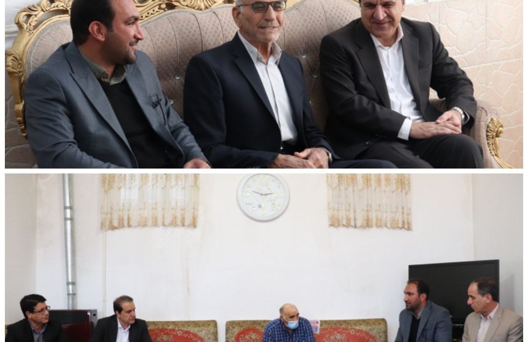 دیدار استاندار ایلام با پدر معظم شهید«محمد جمالوندی» و جانباز سرافراز «شیرخان رستم زاده»