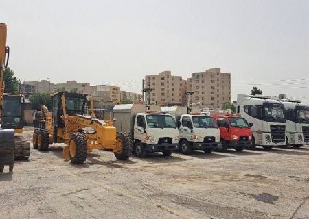 افزایش توان ناوگان راهداری ایلام با ورود ۱۰ دستگاه ماشین‌آلات جدید