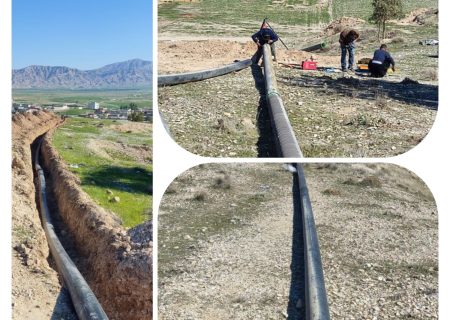 نوسازی ۳۳۵ متر خط انتقال آب صالح‌آباد مهران برای تأمین آب پایدار در فصل گرما