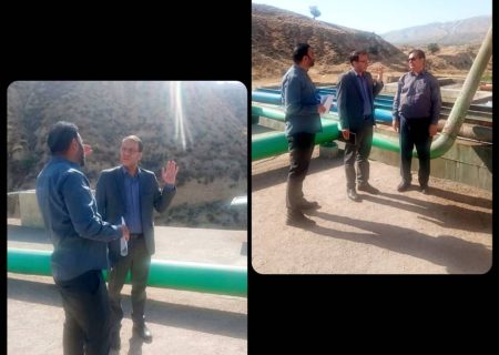 بازدید میدانی فرماندار چوار از تأسیسات آبرسانی برای بررسی وضعیت آب شرب شهرستان