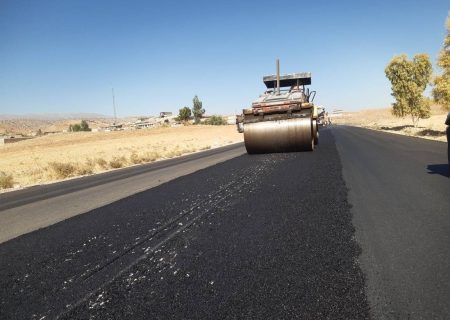 آغاز عملیات بهسازی و روکش آسفالت محور پلیس‌راه شباب – پل سیمره در ایلام