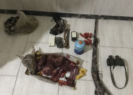 دستگیری شکارچی متخلف در منطقه حفاظت‌شده کولگ مهران