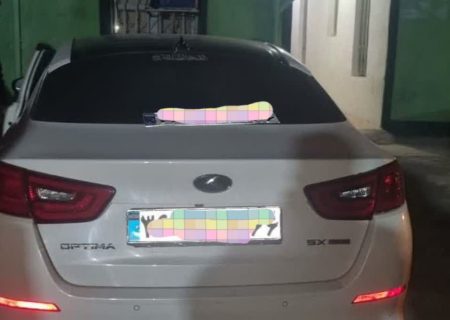 توقیف خودروی قاچاق اوپتیما در ایلام