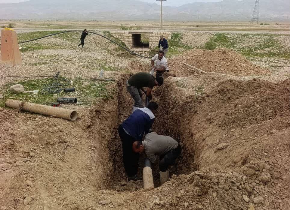 ترمیم ۱۶ کیلومتر شبکه آب در ۱۲ روستای ایلام