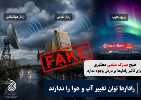 سازمان هواشناسی: ادعای تأثیر رادارها و پروژه هارپ بر بارش، فاقد هرگونه مبنای علمی است