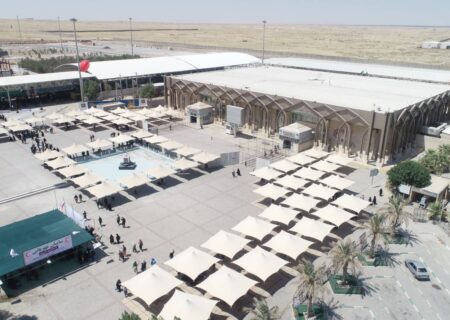 نصب ۵۰ هزار مترمربع سایبان و ۲۰۰ دستگاه خنک‌کننده در مرز مهران