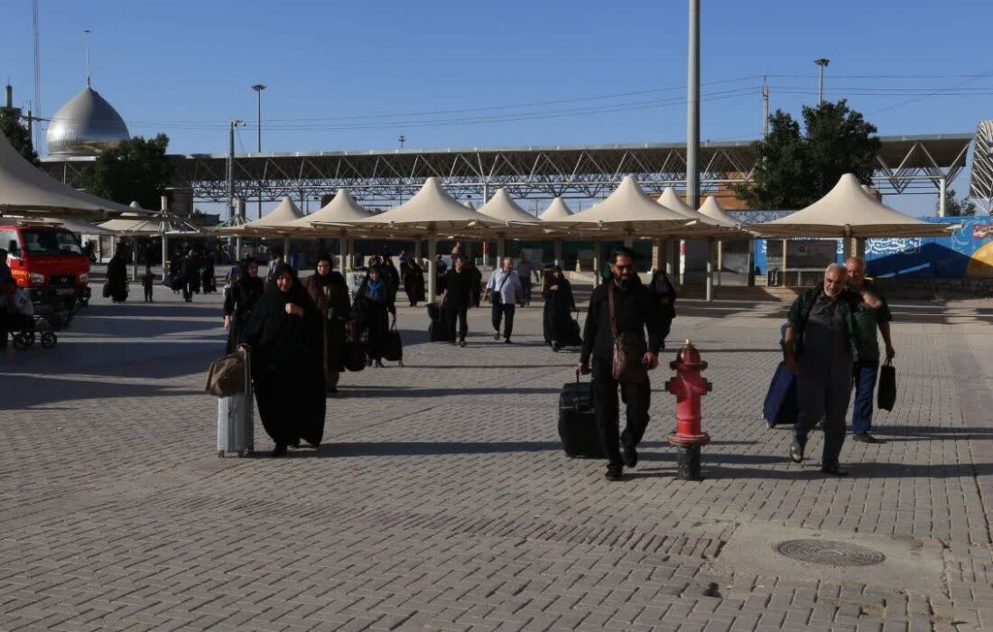 نظارت ویژه بر ناوگان حملونقل در مرز مهران؛ تردد بیش از ۱۹ هزار زائر در ۲۴ ساعت گذشته