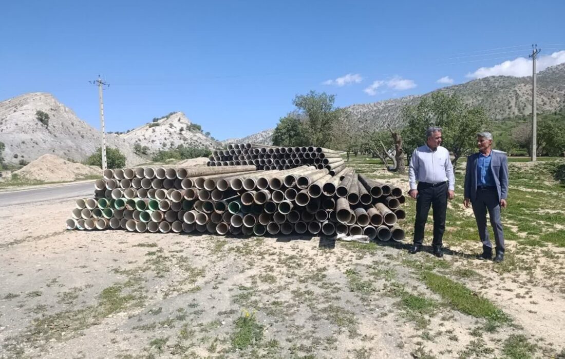 رفع تنش آبی ۱۰ روستای چوار با توسعه ۱۵ هزار متر شبکه آبرسانی