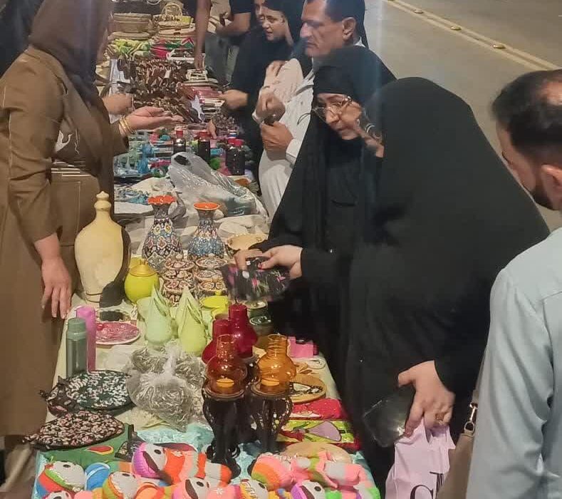 چهلوهفتمین حضور صنعتگران ایلامی در عراق؛ نمایش توانمندیهای صنایعدستی ایلام در شهر کوت