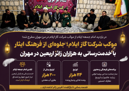 روایت خدمت عاشقانه شرکت گاز ایلام در مسیر اربعین؛ ۲۳۴ هزار خدمت به زائران حسینی در مرز مهران ارائه شد