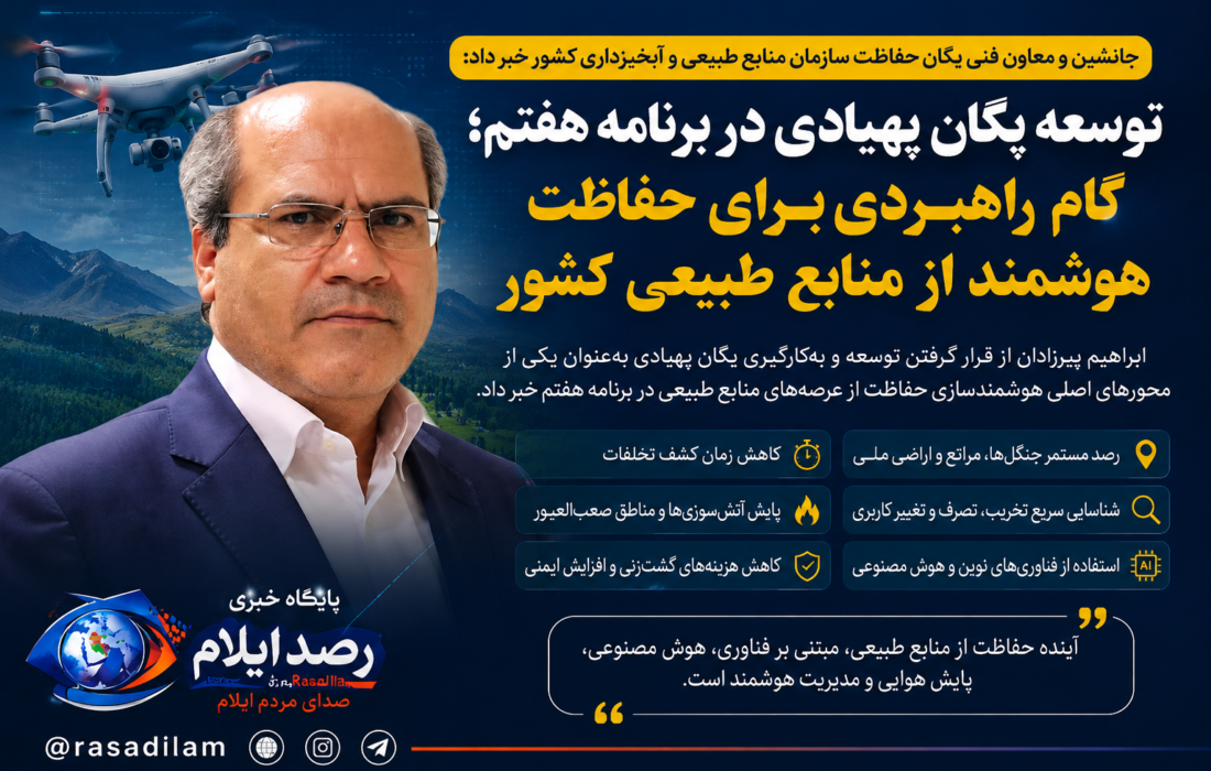 توسعه یگان پهپادی در برنامه هفتم پیشرفت؛ گام راهبردی برای حفاظت هوشمند از منابع طبیعی کشور