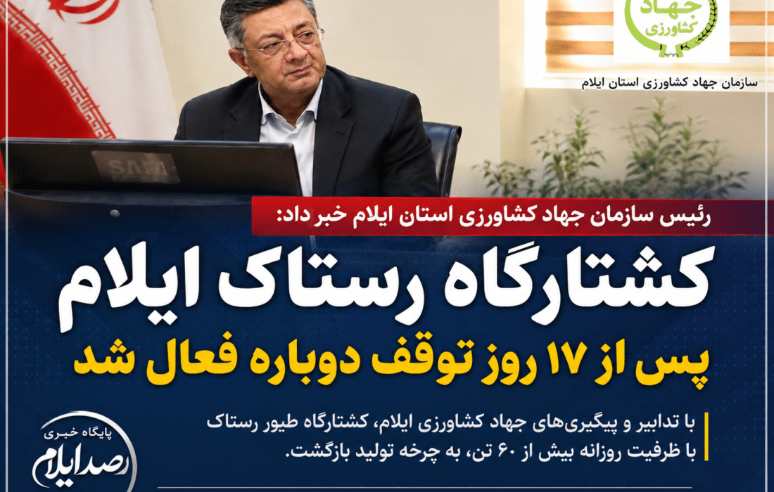 کشتارگاه رستاک ایلام پس از ۱۷ روز توقف دوباره فعال شد