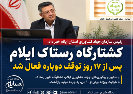 کشتارگاه رستاک ایلام پس از ۱۷ روز توقف دوباره فعال شد