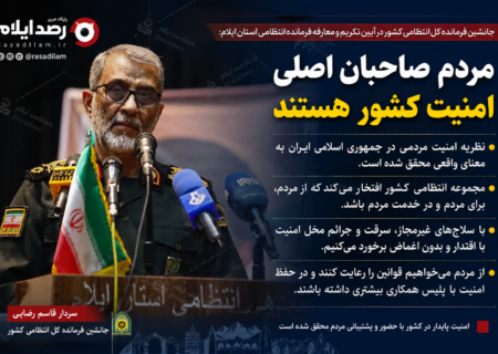 سردار رضایی: مردم صاحبان اصلی امنیت کشور هستند