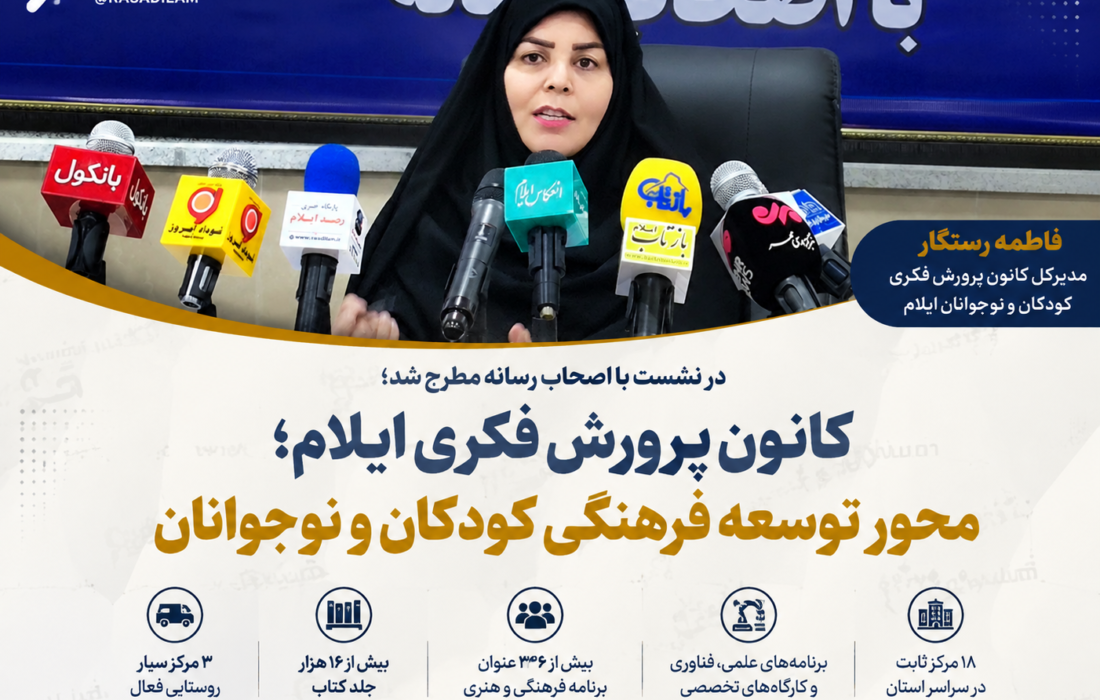 کانون پرورش فکری ایلام؛ محور توسعه فرهنگی کودکان و نوجوانان با تمرکز بر کتاب‌خوانی و فعالیت‌های خلاقانه