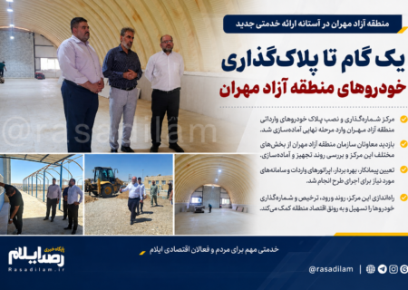 مرکز پلاک‌گذاری خودروهای منطقه آزاد مهران وارد مرحله نهایی آماده‌سازی شد