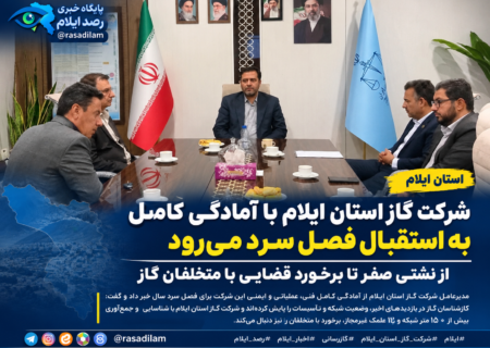 شرکت گاز استان ایلام با «نشتی صفر» به استقبال زمستان می‌رود