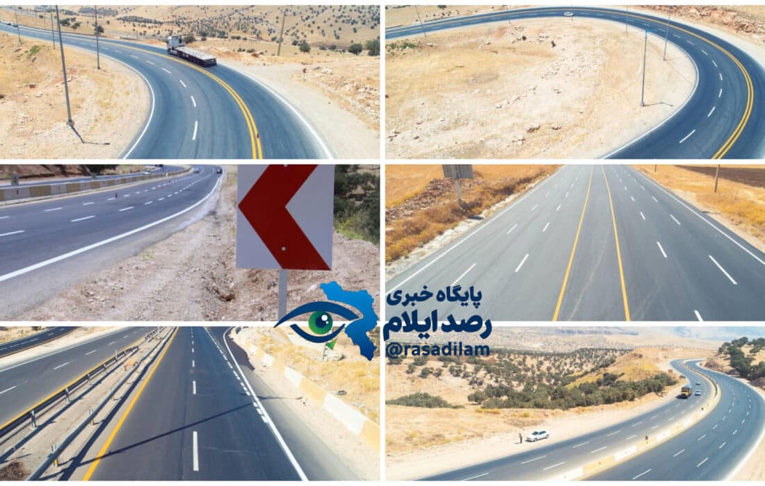 تداوم خط‌کشی و نصب علائم ایمنی در محورهای مواصلاتی ایلام